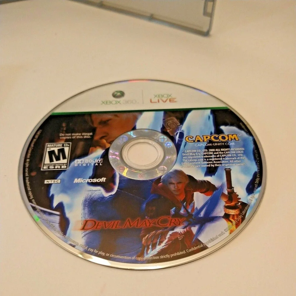 Devil May Cry 4 (Microsoft Xbox 360, 2008) DISC IN NEW CASE + MANUAL.